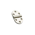 Oval Table Hinge 3cm Satin