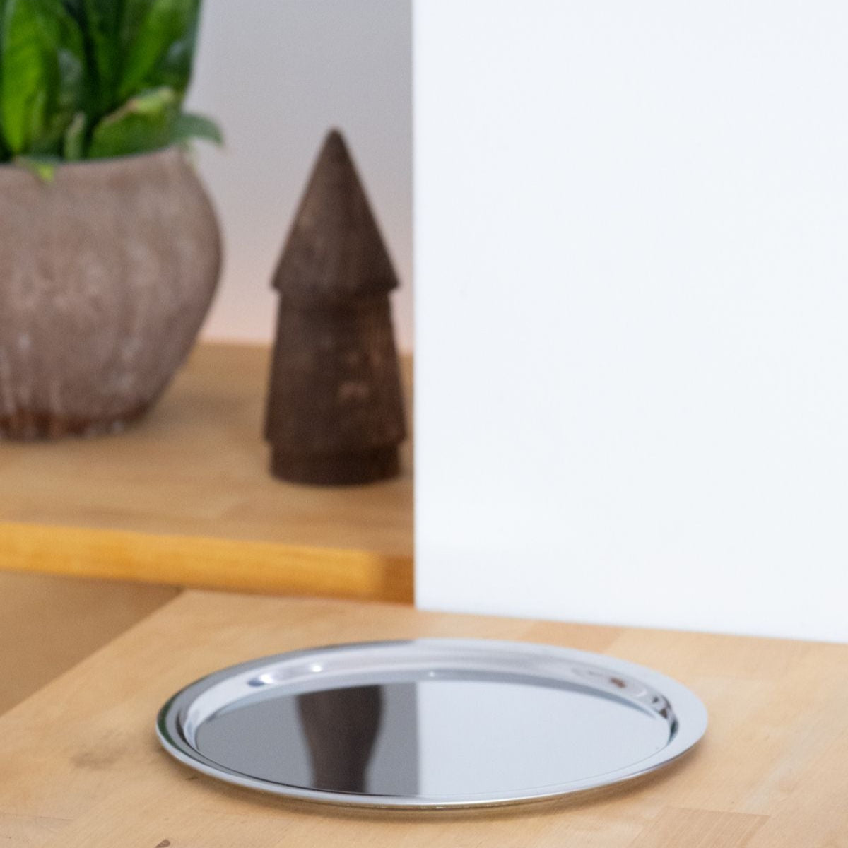 Metal Round Tray L