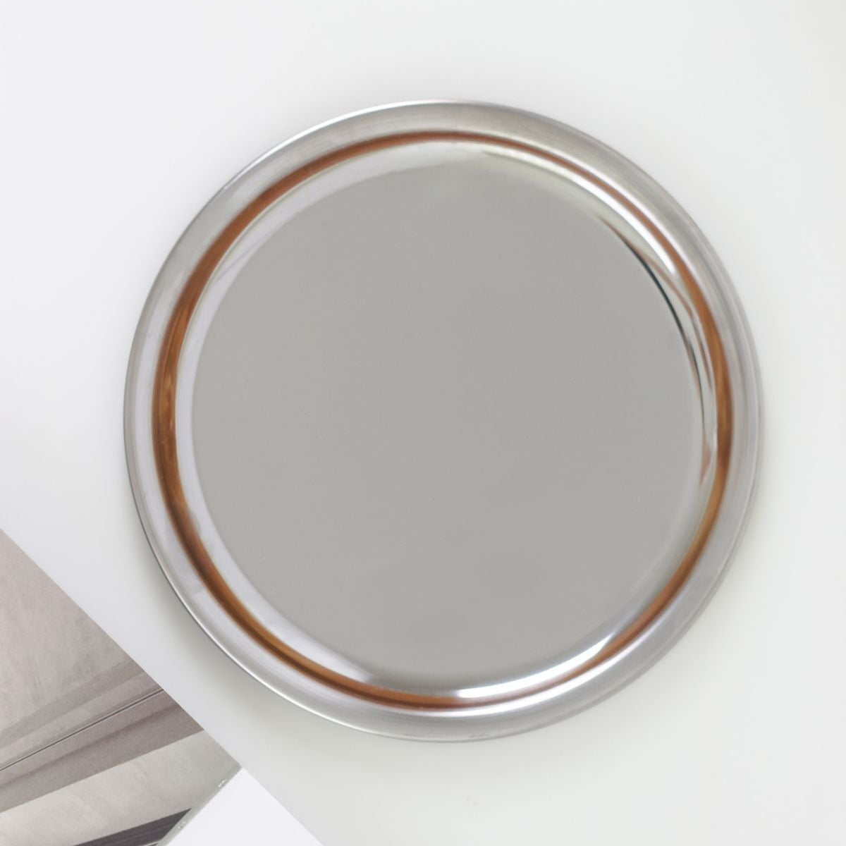 Metal Round Tray S