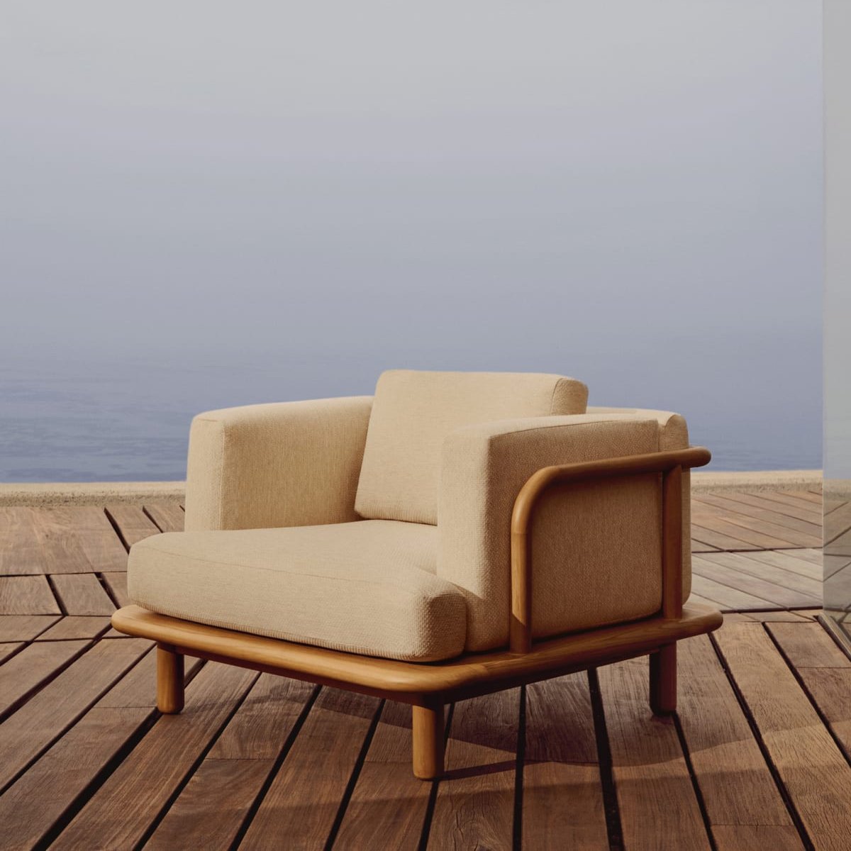 Holm Wooden Armchair