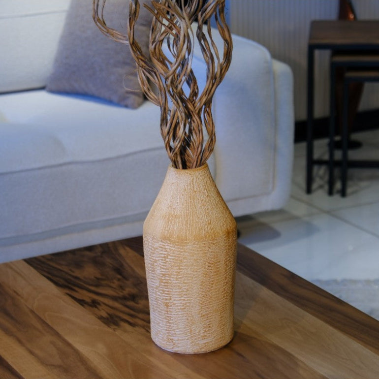 Terra Textured Terracotta Vase