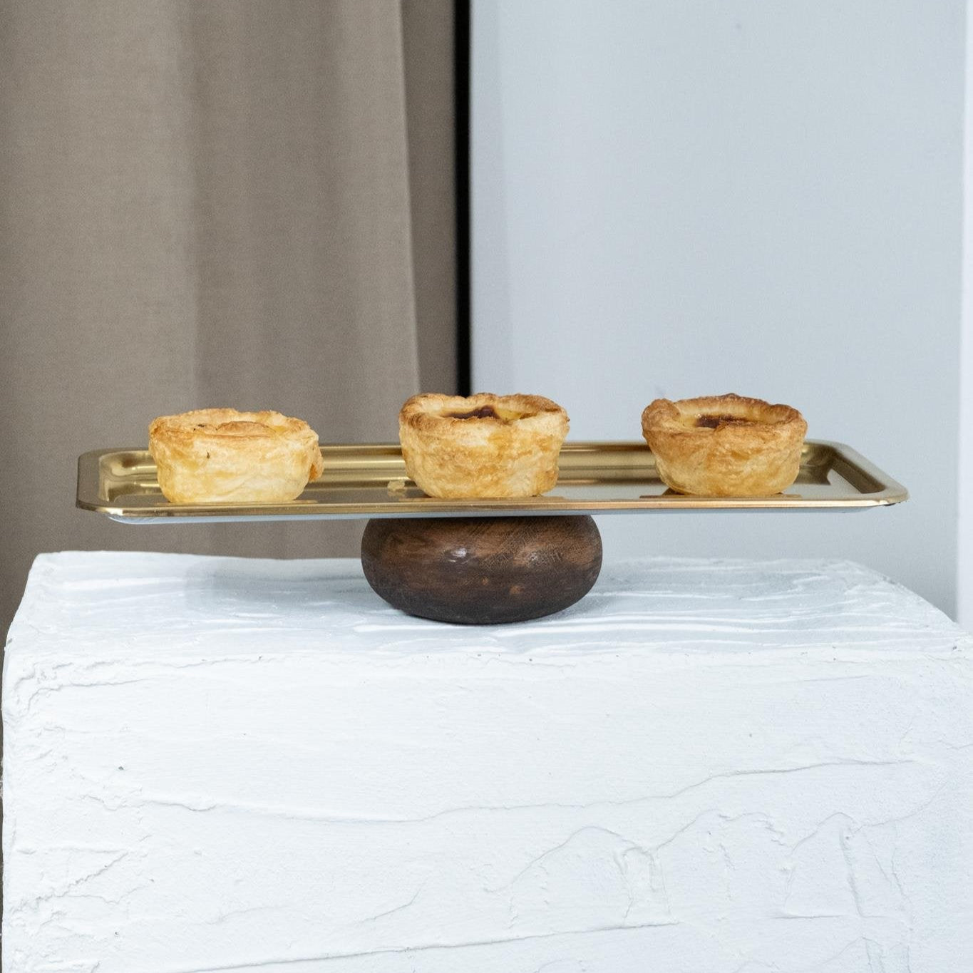 Rectangular Tray with Wooden Legs