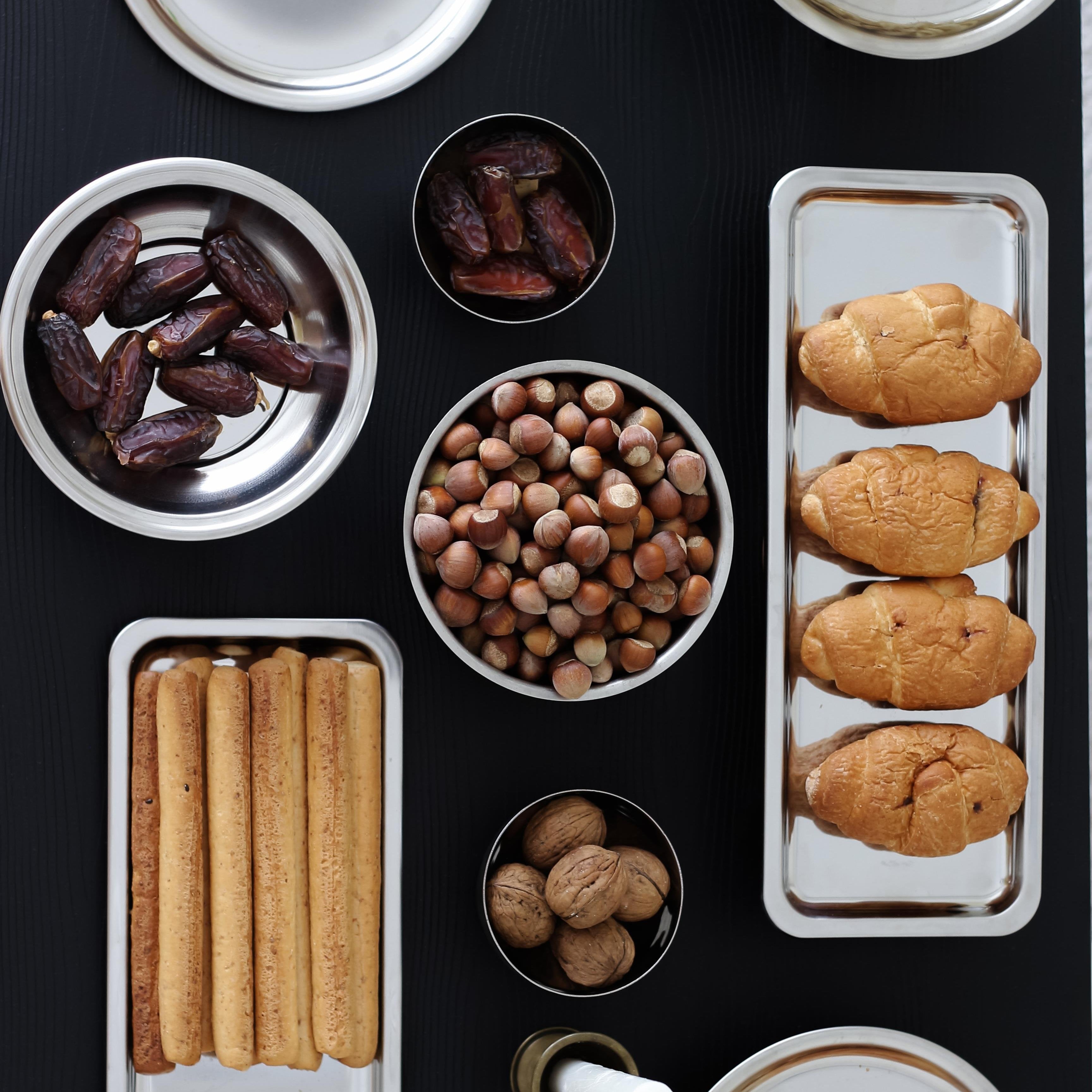 Rectangular Tray with Wooden Legs