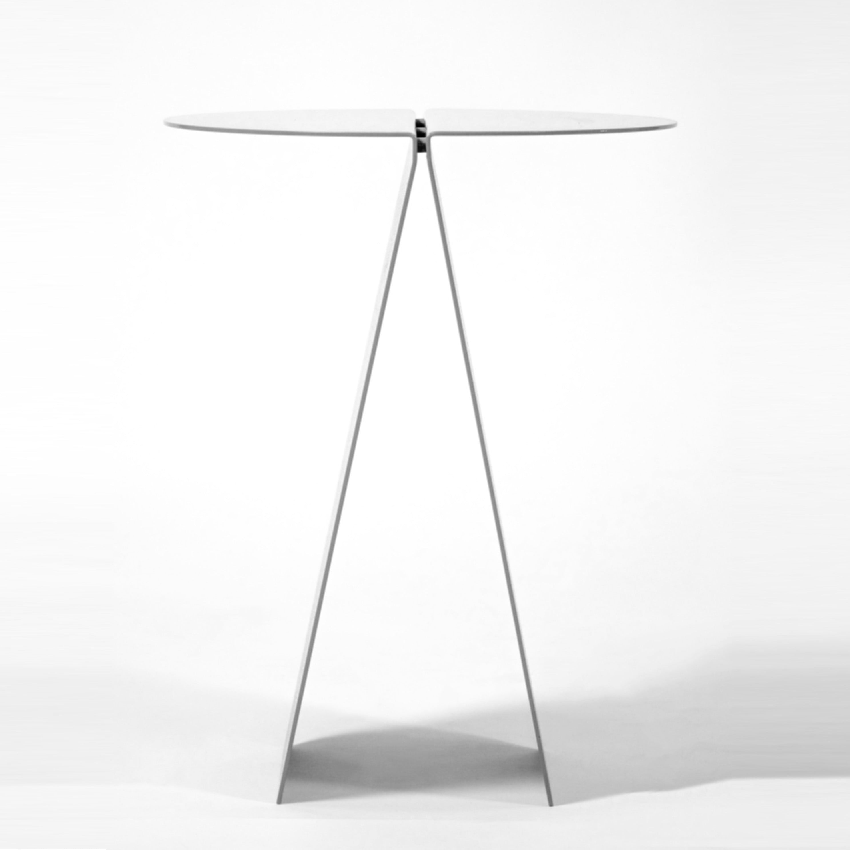 Thin Metal Side Table