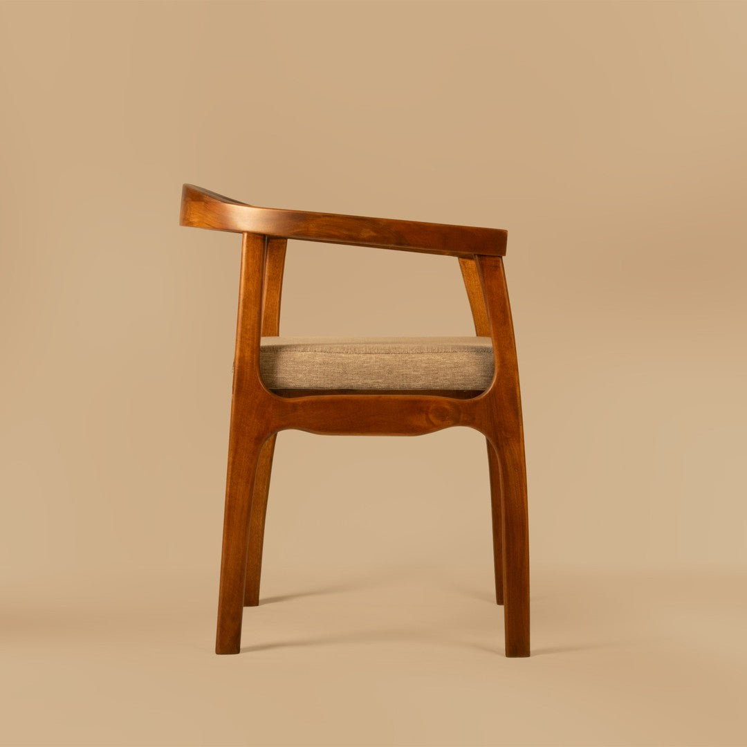 Porto Walnut Tree Wooden Chair