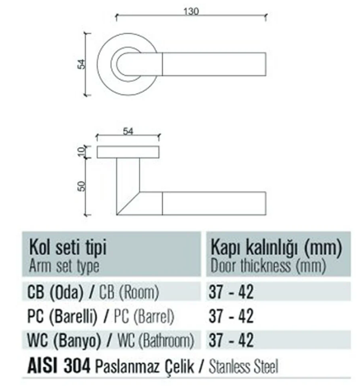 204 Noktalı Saten Kapı Kolu Oda (Takım) - Furnicept