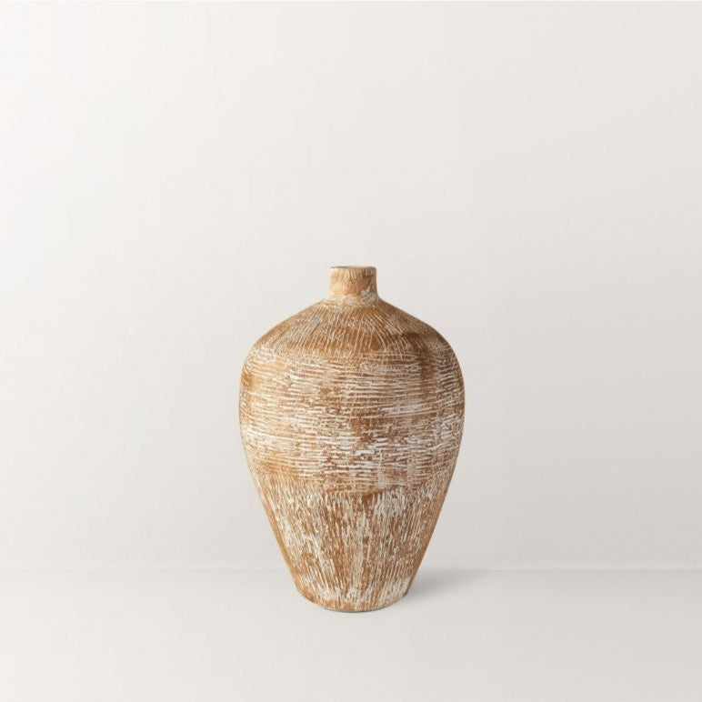 Eterna Textured Terracotta Vase