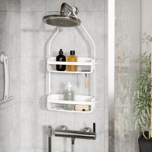 Flex Adhesive 2-Piece Shower Shelf