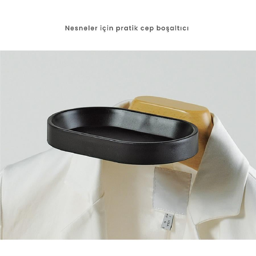 L'Indossatore'Si, Practical and Functional, One-Shouldered Wooden Mute Butler