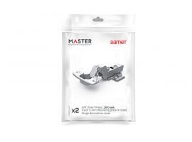 Master 110˚ Yavaşlatıcılı Süper Deve Boynu Menteşe 48mm (Taban Dahil) - Furnicept