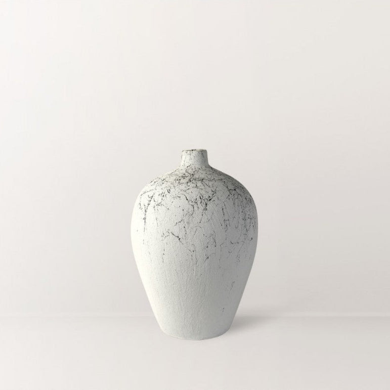 Mia Marble Patterned Terracotta Vase