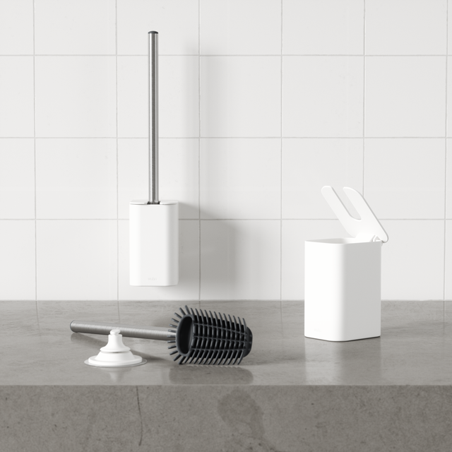 Flex Adhesive Toilet Brush Holder