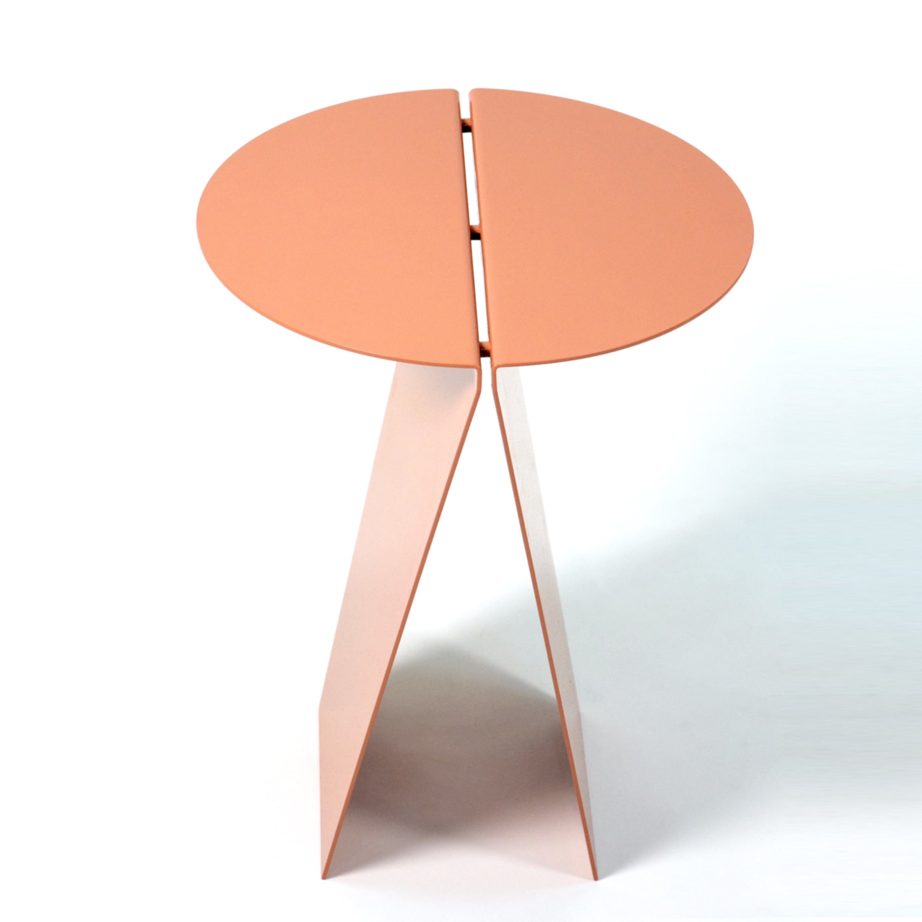 Thin Metal Side Table