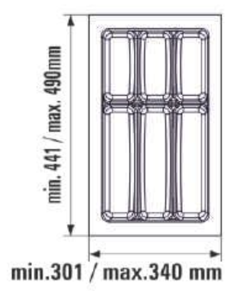 CutleryHill 400 mm Çatal Kaşıklık - Furnicept