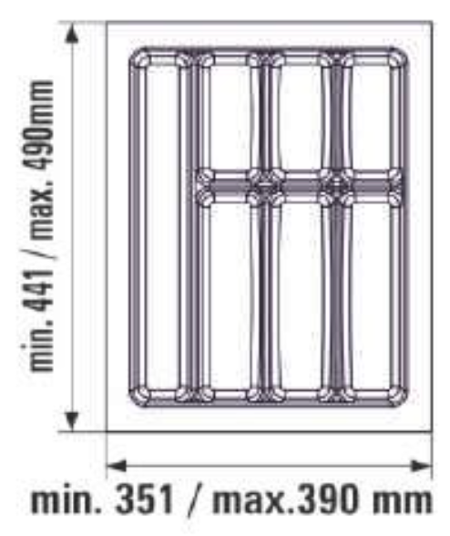 CutleryHill 450 mm Çatal Kaşıklık - Furnicept