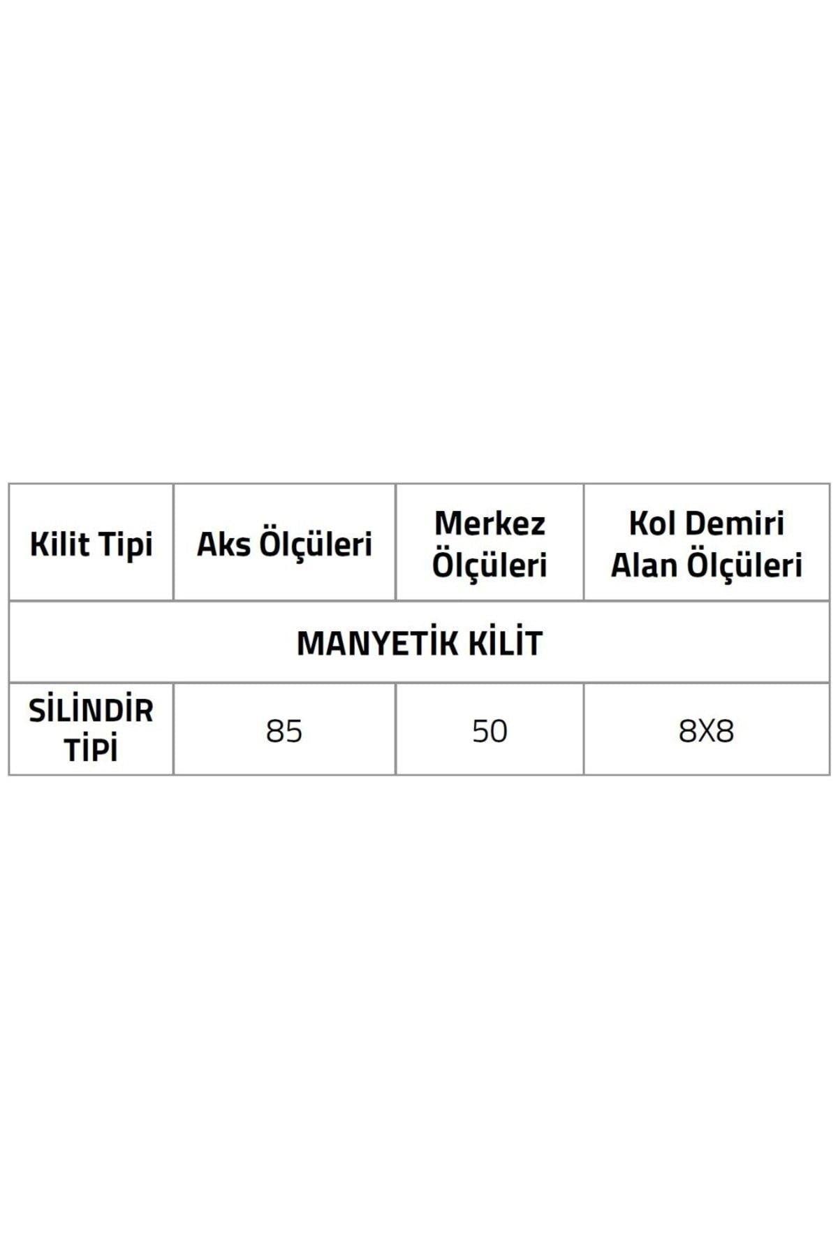 Manyetik Silindir Tipi Kilit