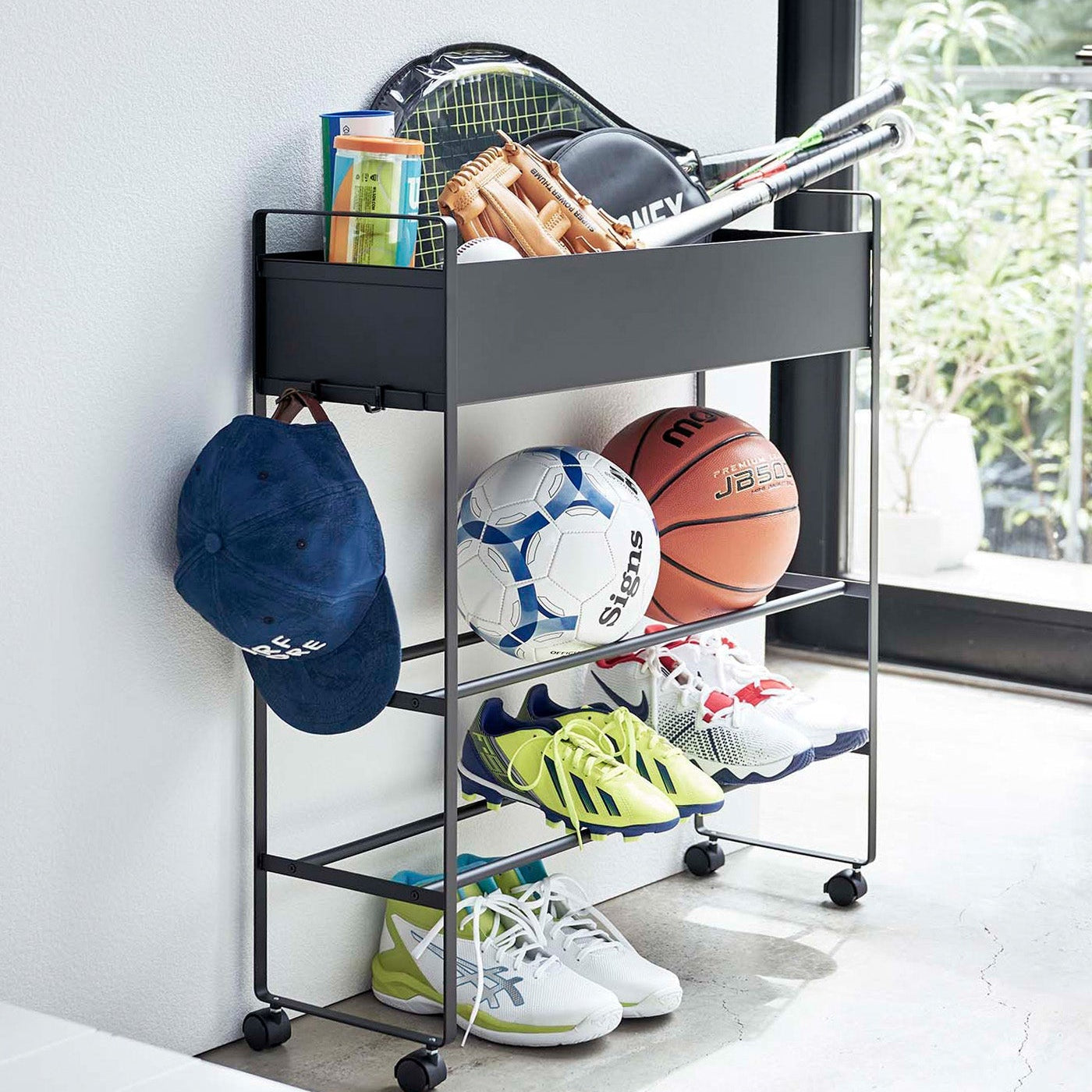 Tower Entrance Storage Cart (H75 cm) - Steel