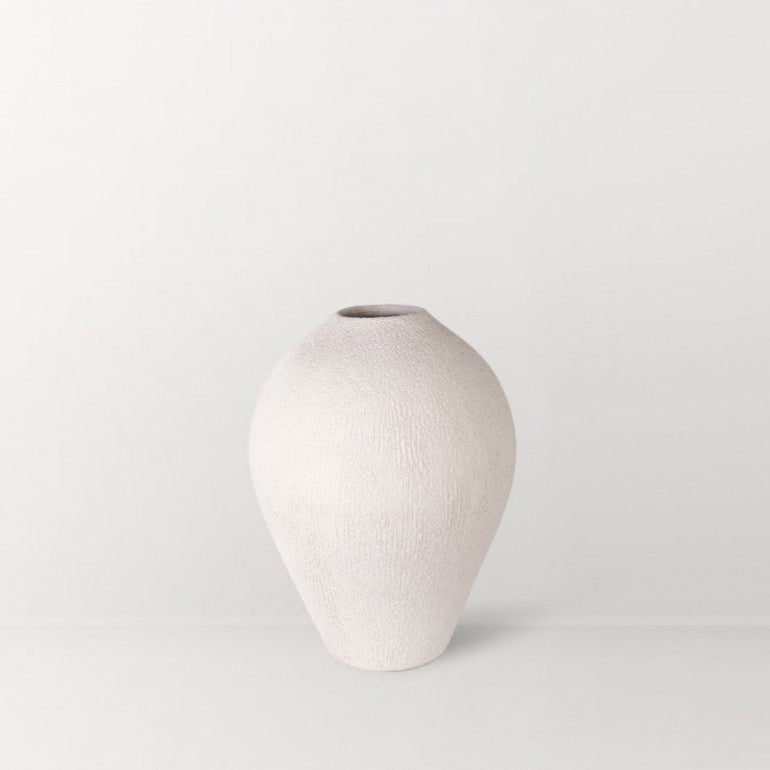 Valentina Textured Terracotta Vase