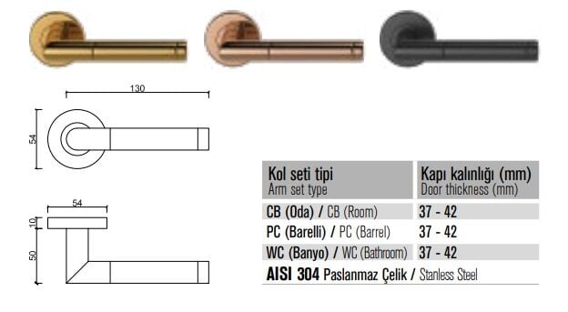 103 İÖ Kapı kolu - Furnicept